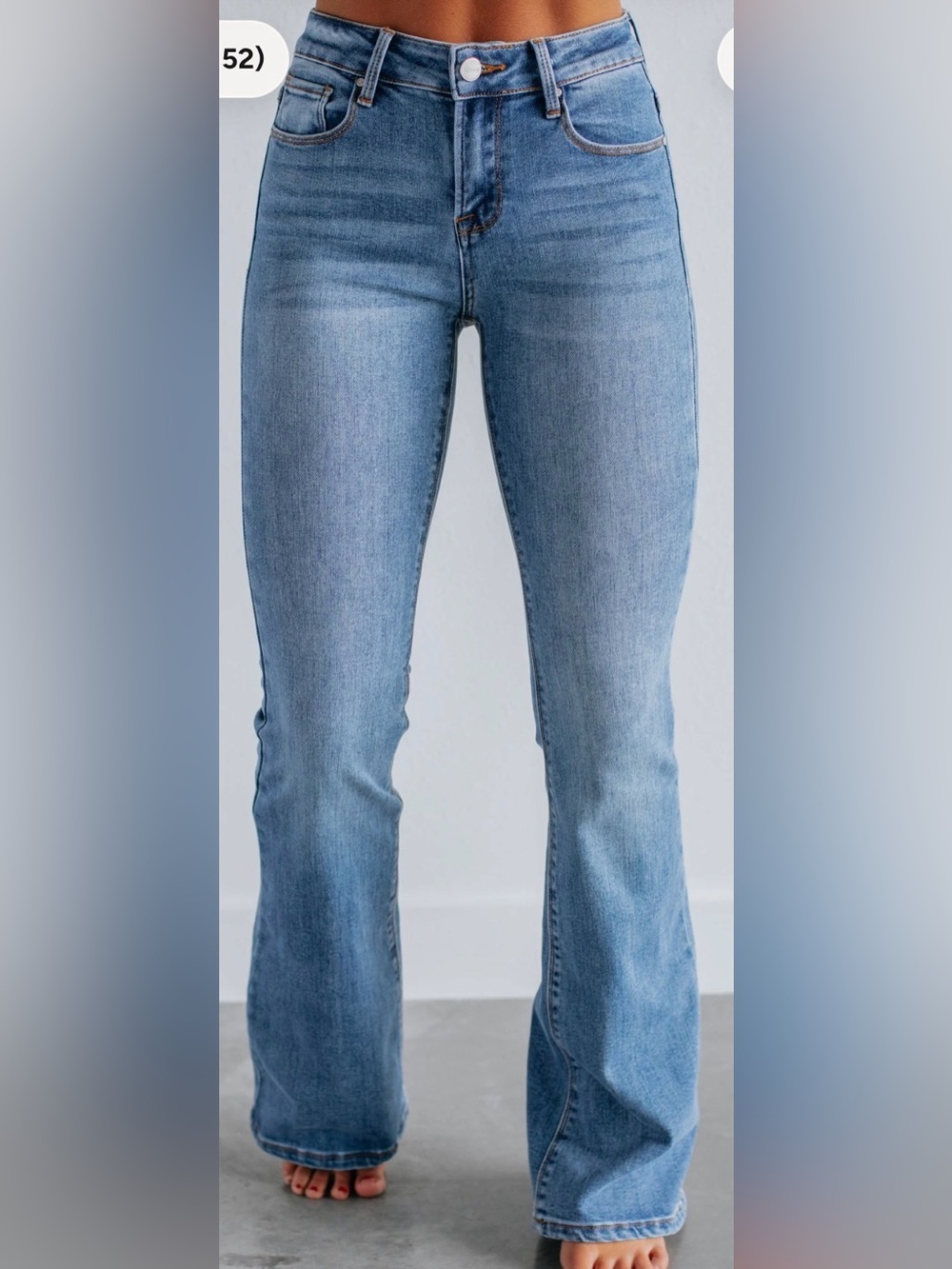 Risen Flare Jeans for Women